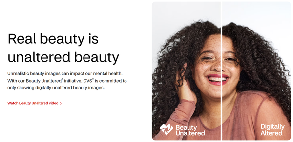 Unaltered Beauty campaign by CVS